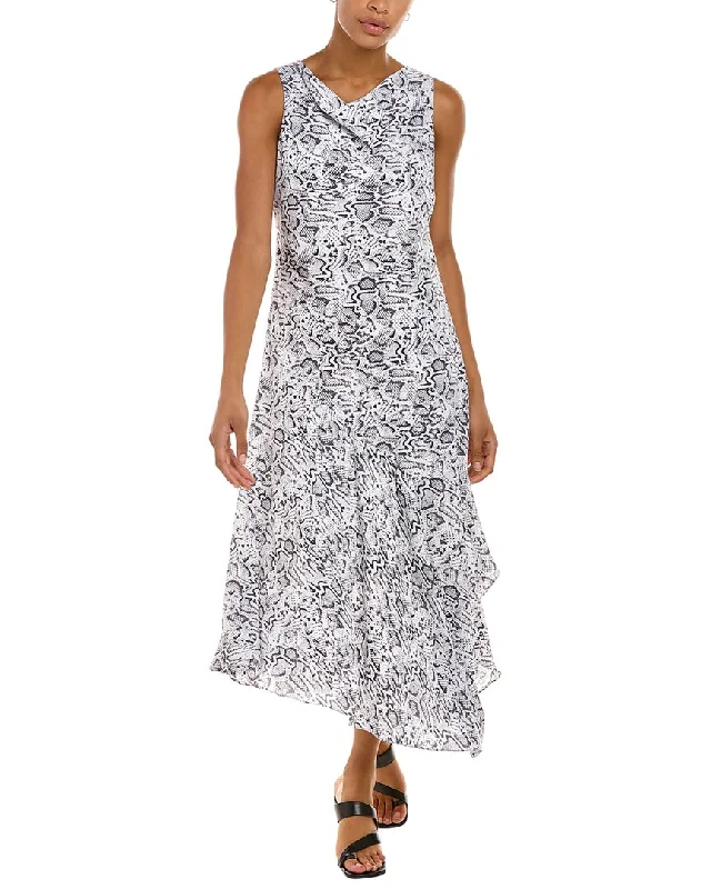 Women's Street Style Casual Wear Vince Camuto Snake Whispers Maxi Dress