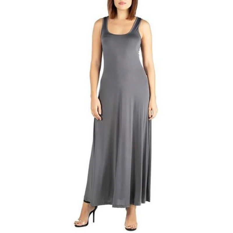Women's Seasonal Garments Womens Maxi Sleeveless Fit & Flare Dress