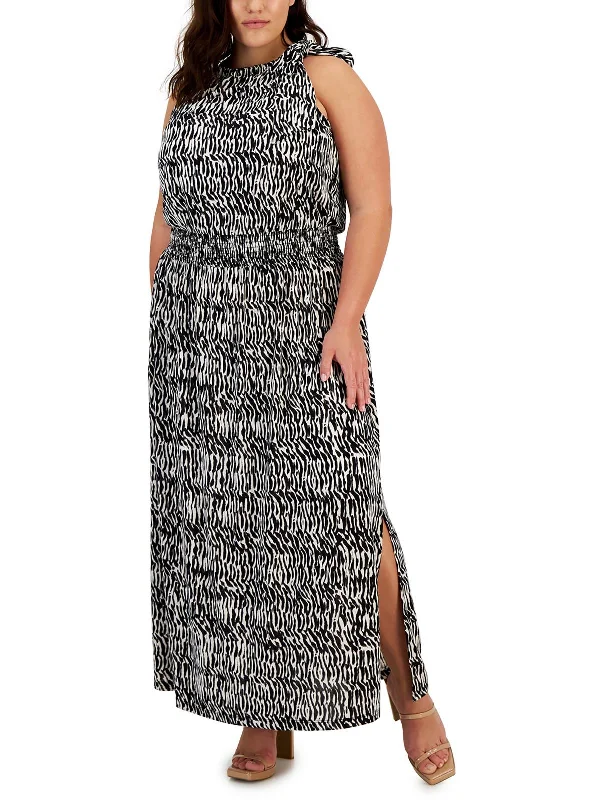 Charming Everyday Clothing For Women Plus Womens Printed Jersey Maxi Dress