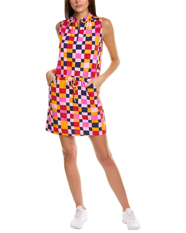 Chic Clothes For Women IBKUL Drawstring Dress