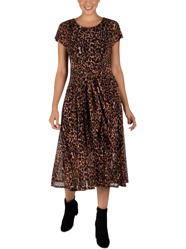 City Fashion Womens Tie Waist Long Maxi Dress