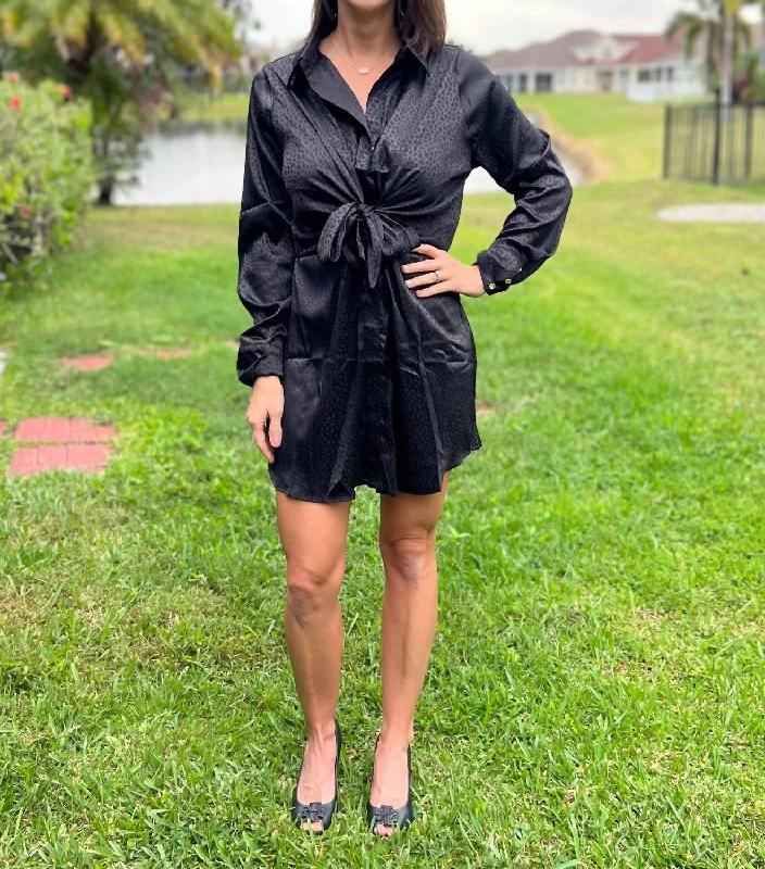 Women's Fashion Essentials Let's Go Girls Dress In Black