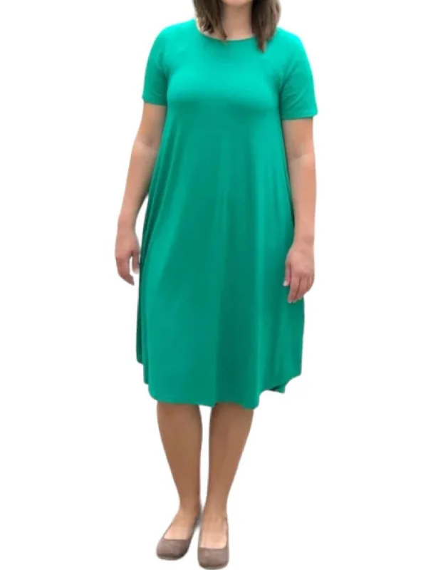 Flash Sales Today Shirt Dress In Kelly Green