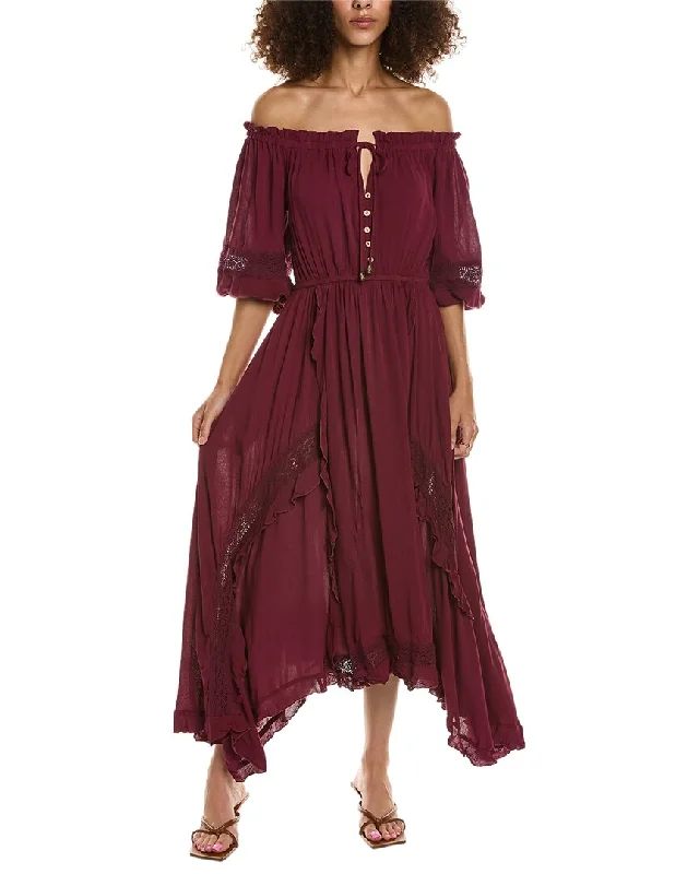 Women's Online Clothing Boutique FATE Off-The-Shoulder Maxi Dress