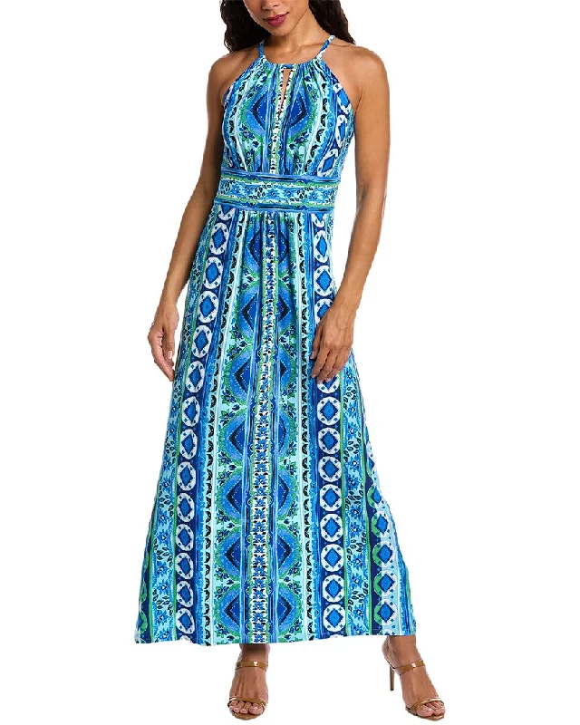 Women's Vintage-Inspired Outfit London Times Morrison Maxi Dress