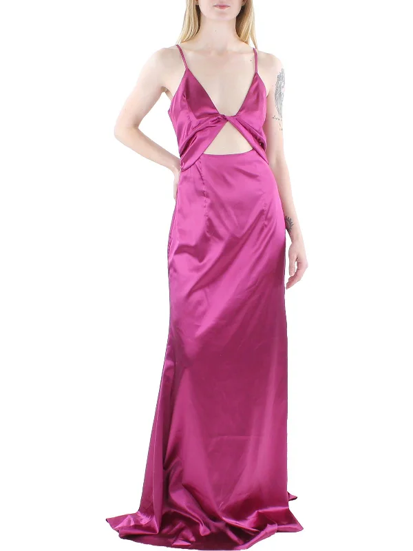 Bold Prints Casual Chic Womens Cut Out Long Maxi Dress