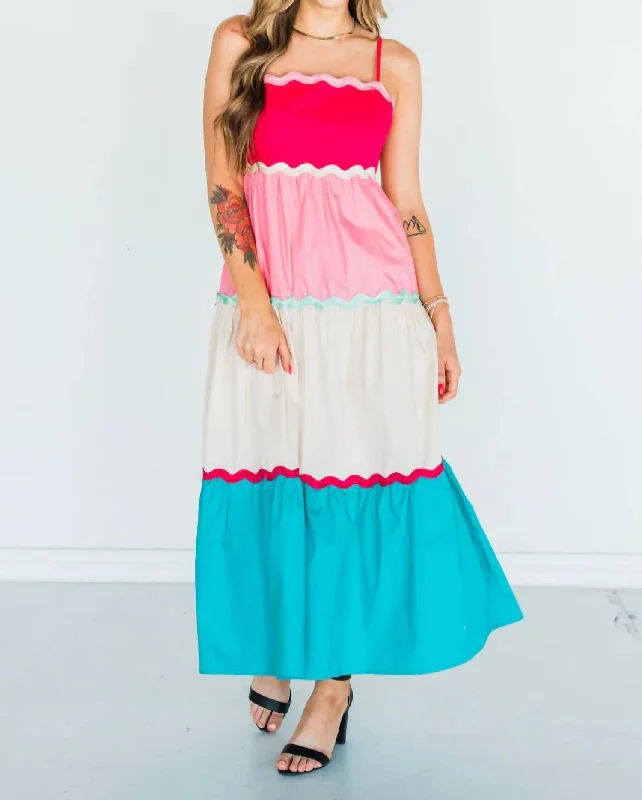 Women's Activewear Garments Sun Lovin' Barbie Maxi Dress In Multi