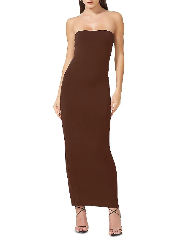 Women's Vacation Outfit Womens Long Sleeveless Sheath Dress