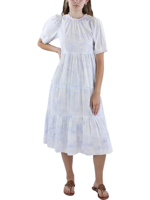 Clearance Sale Online Womens Tiered Ruffles Maxi Dress