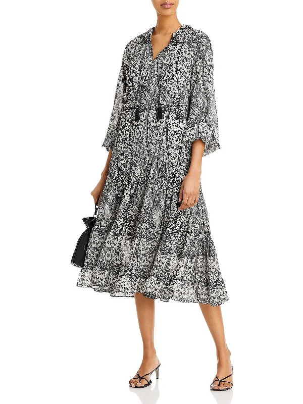 Chic Women's Outfit Ideas Womens Paisley Lined Maxi Dress