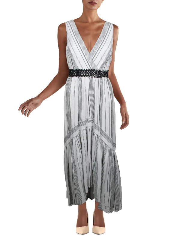 Best Clearance Sales Right Now Womens Stripe Long Maxi Dress