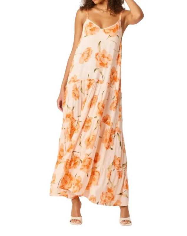 Women's High-Fashion Outfit Natalie Maxi Dress In Blush
