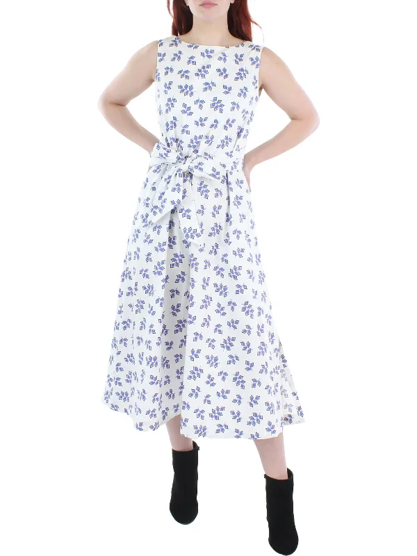 Casual Chic Clothing Womens Belted Long Maxi Dress