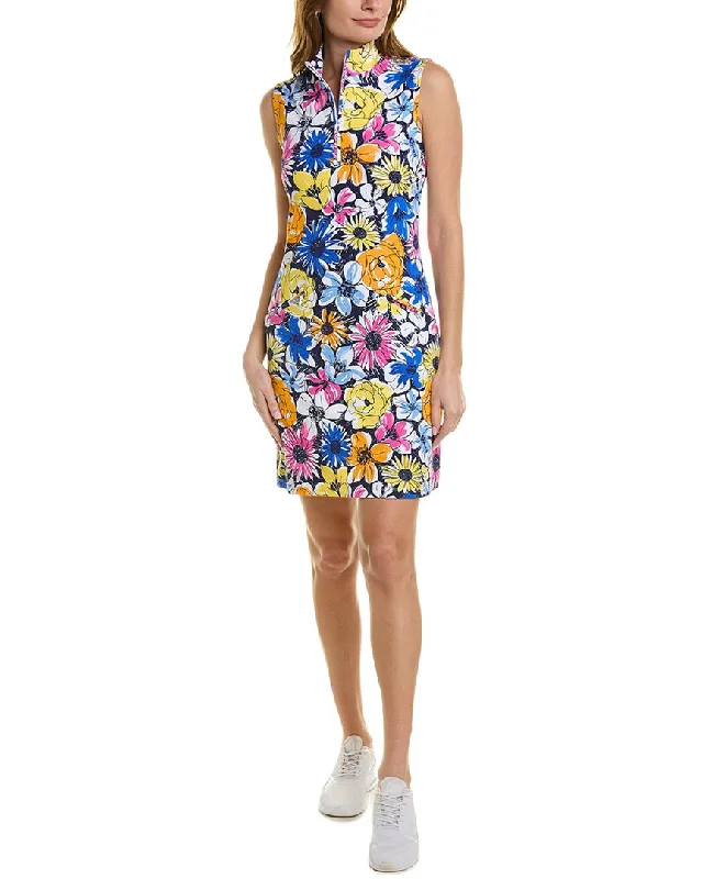 Women's Occasion Wear Clothes IBKUL Mock Sheath Dress