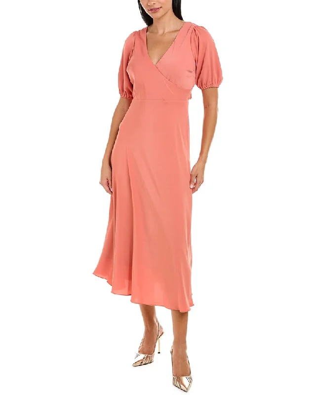 Luxury Women's Fashion Laundry by Shelli Balloon Sleeve Maxi Dress