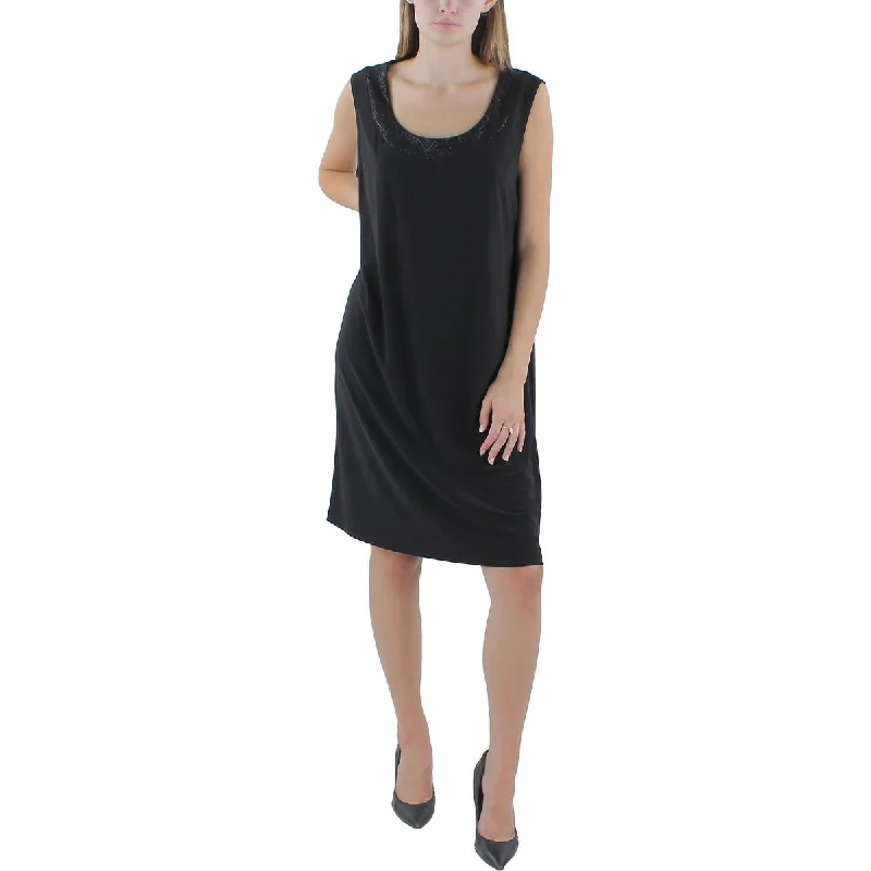 Women's Trendy Garments Womens Knit Sleeveless Sheath Dress