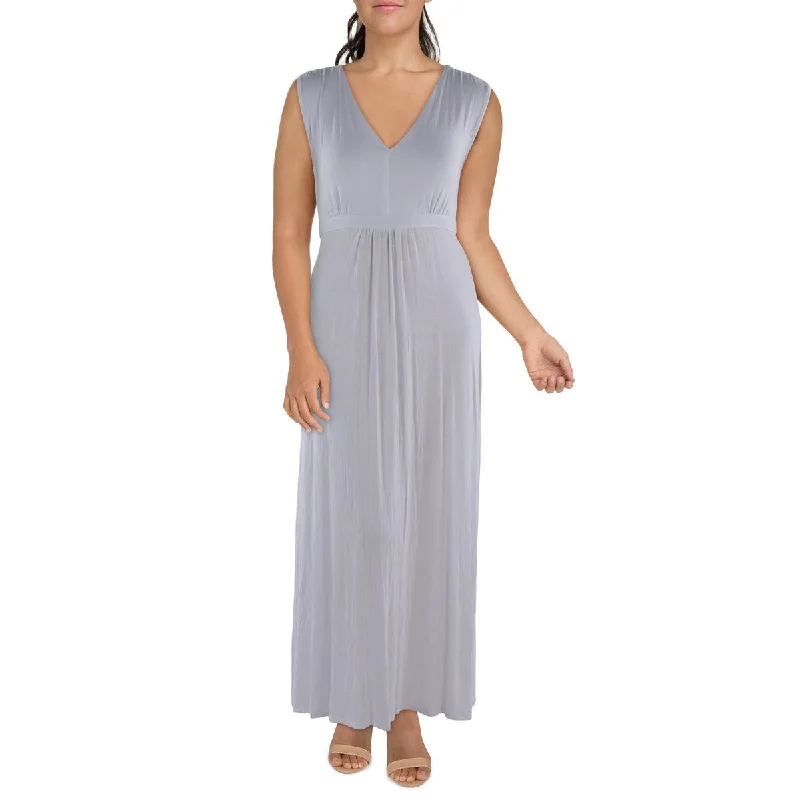 Comfortable Outfit For Women Plus Womens Full Length Tie Waist Maxi Dress