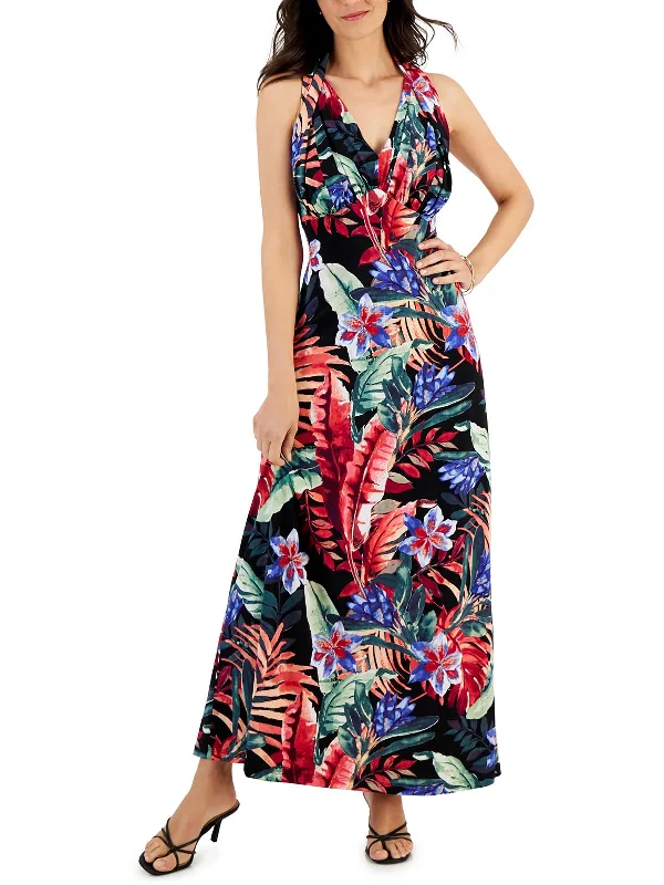 Women's Trendy Outfit Womens Printed Polyester Maxi Dress
