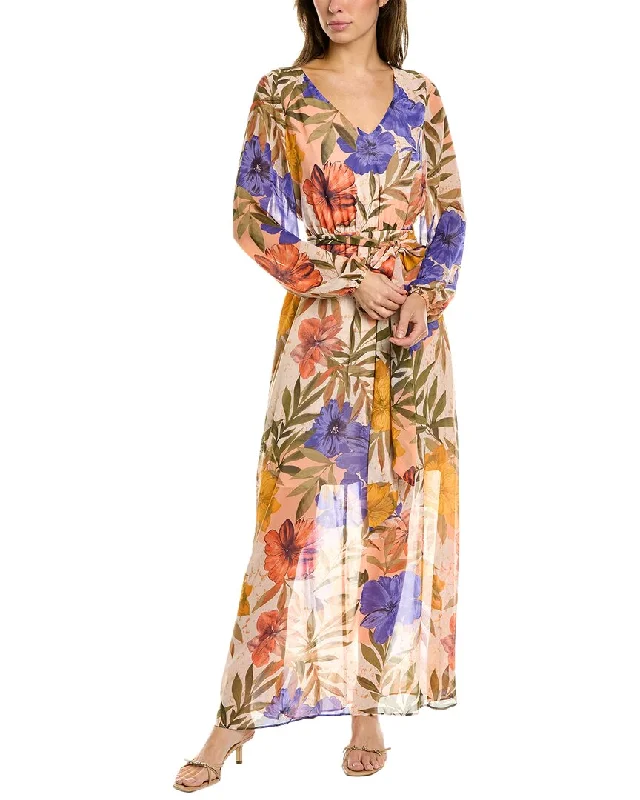 Comfortable Women's Outfits Anne Klein Chiffon Maxi Dress