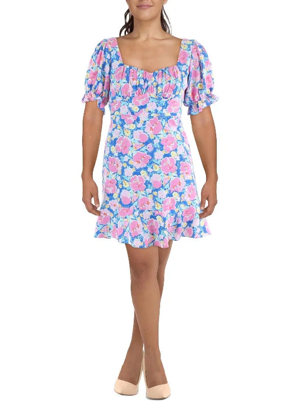 Free Spirited Fashion Womens Wedding Mini Fit & Flare Dress
