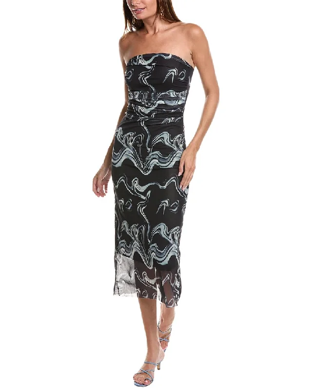 Stylish Women's Clothing JL LUXE Strapless Maxi Dress