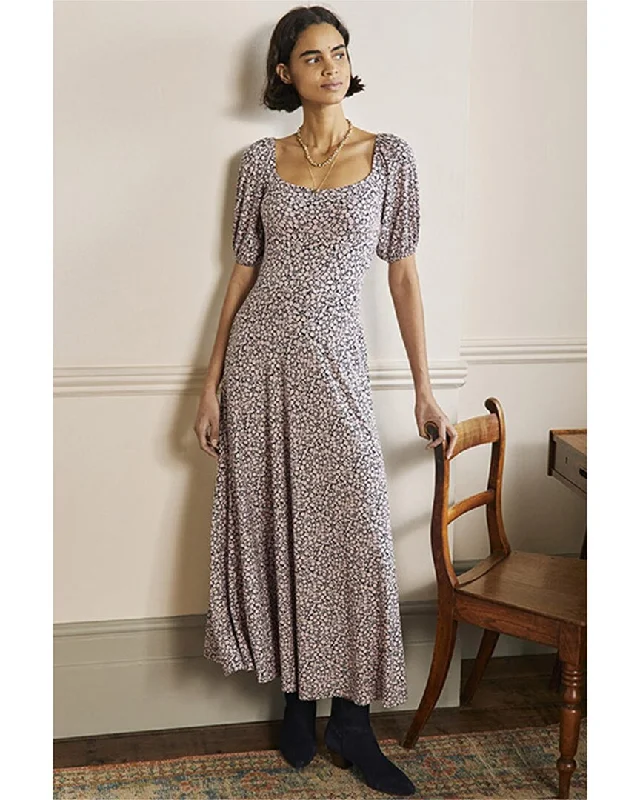 Chic Women's Clothing for Date Nights Boden Square Neck Jersey Maxi Dress