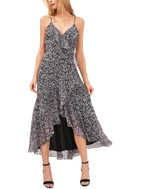 Modern Women's Wardrobe Essentials Womens Chiffon Printed Maxi Dress