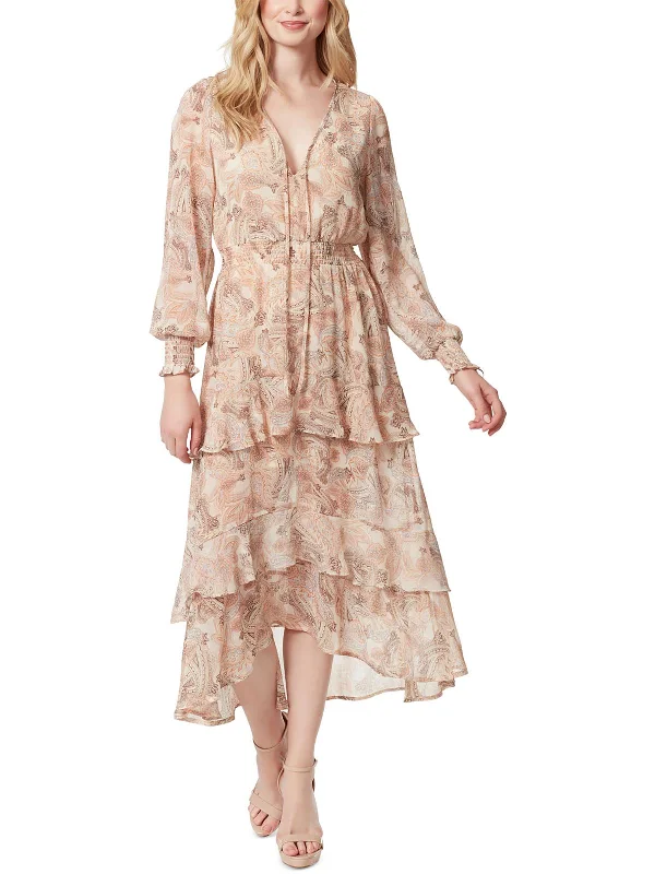 Women's Vacation Clothes Womens Tiered Long Maxi Dress