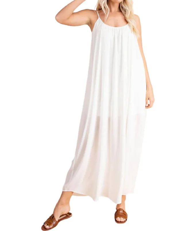 Women's Romantic Outfit By The Bay Maxi Dress In White