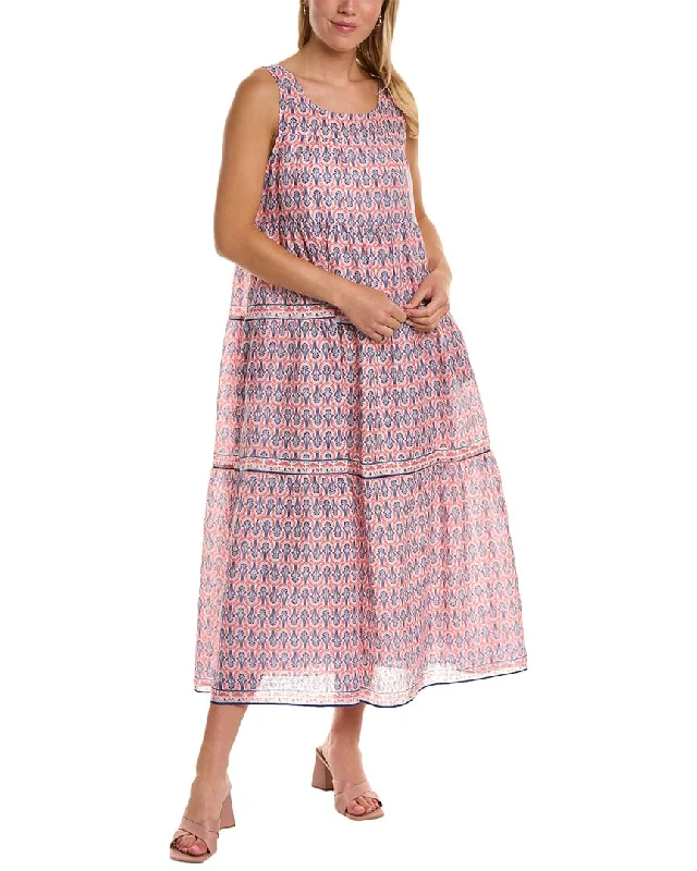 Women's Casual Outfit Max Studio Tiered Maxi Dress