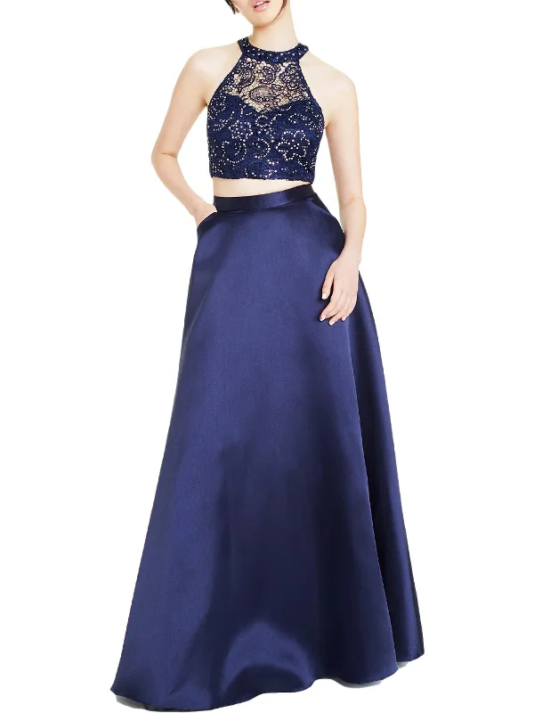 Affordable Trendy Clothes For Women Juniors Womens Lace Top Halter Two Piece Dress