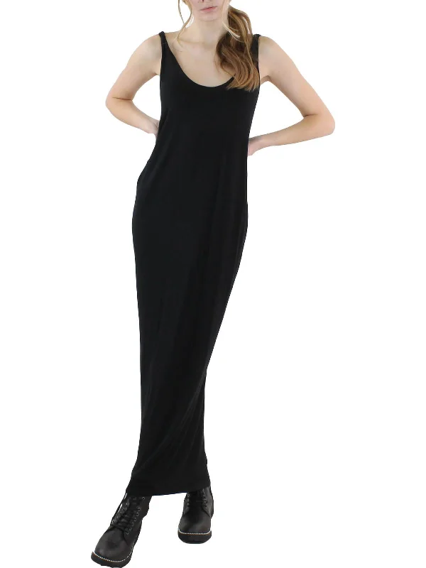 Clothes For Women Womens Backless Jersey Maxi Dress