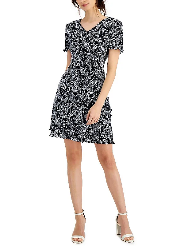 Women Online Clothing Boutiques Womens Crepe Mini Sheath Dress