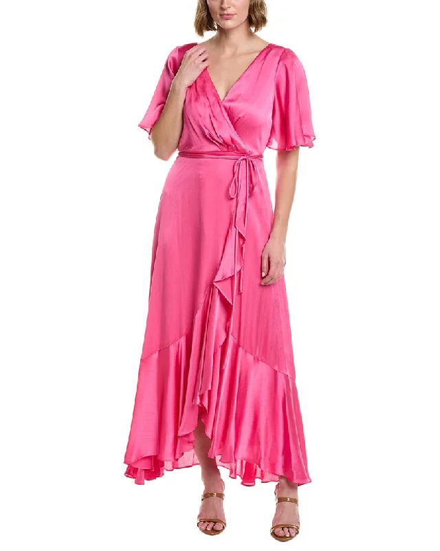 Women's Comfortable Garments Taylor Satin Crinkle Crepe Maxi Dress