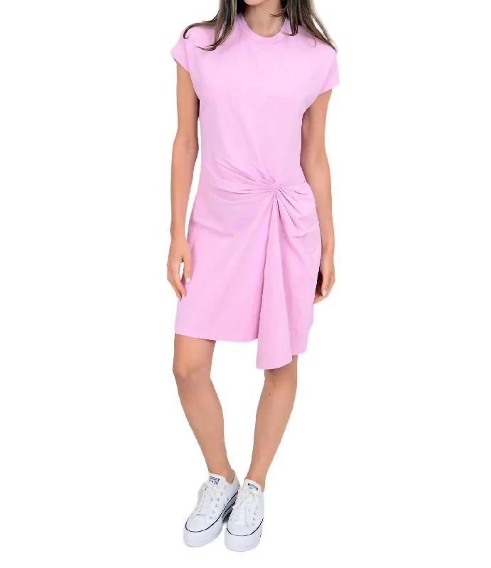 Affordable Women's Outfit Tee Shirt Dress In Fondant Pink