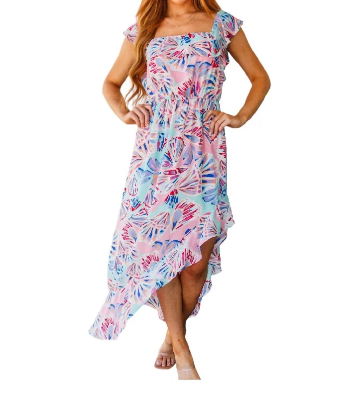 Online Clothing Stores She Sells Sea Shells Maxi Dress In Multi Color
