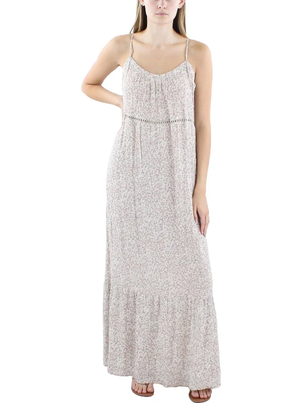 Chic And Comfortable Womens Floral Print Long Maxi Dress