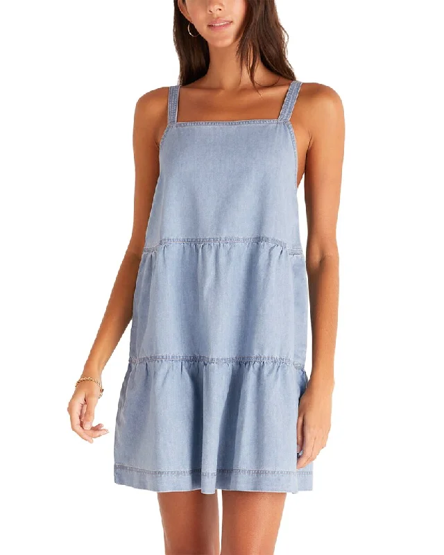 Trendy Online Boutiques Z SUPPLY Daniela Chambray Dress