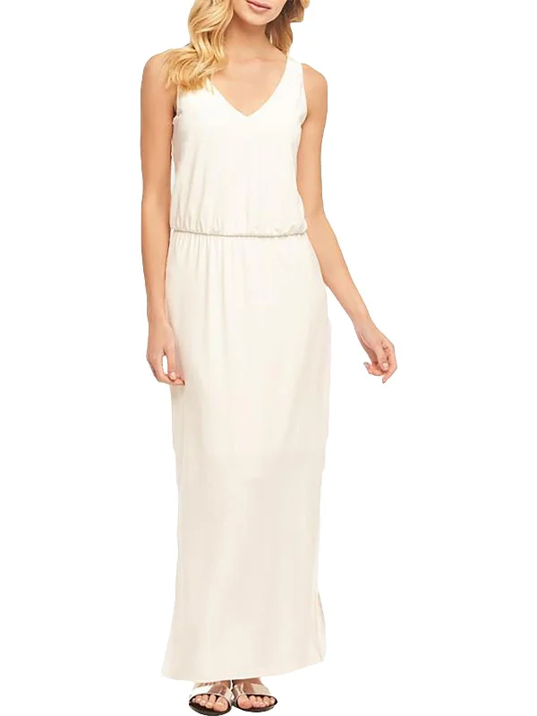 Women's Casual Garments Cassandra Womens Tie Back Sleeveless Maxi Dress