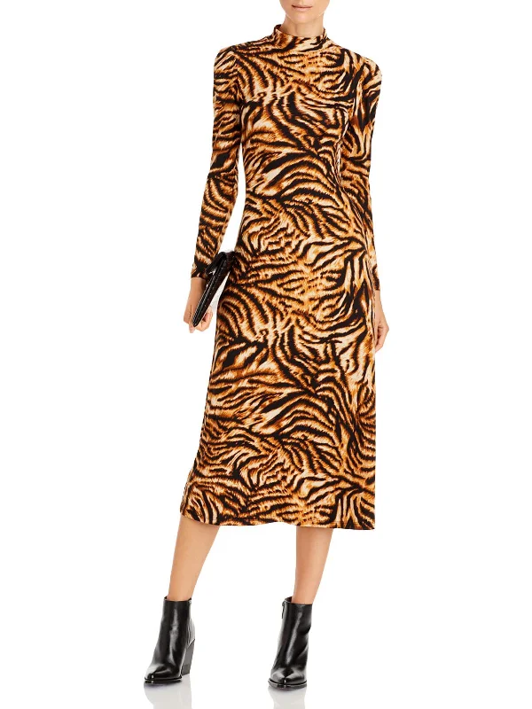 Stylish Outerwear Clothes For Women Womens Puff Sleeve Knit Maxi Dress