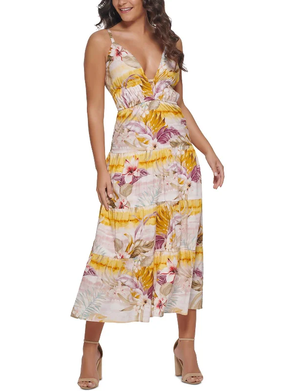 Women's Travel Outfit Set Womens Long V-Neck Maxi Dress