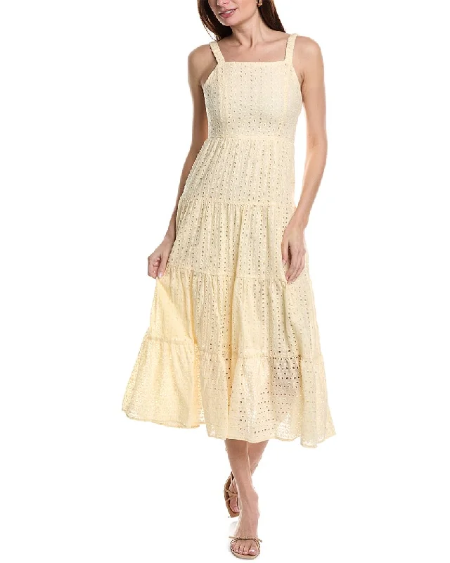 Chic Clothing For Women Maison Maar Eyelet Maxi Dress