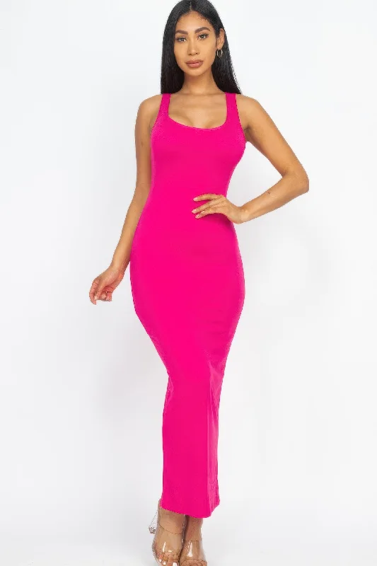 Women's Office Outfit FASHNZFAB Women's Solid Basic Maxi Dress