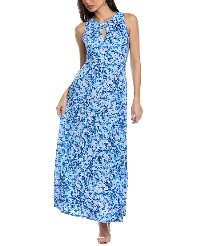 Trendy Women's Apparel London Times Keyhole Maxi Dress