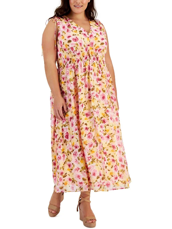 Women's Comfortable Garments Womens Metallic Long Maxi Dress