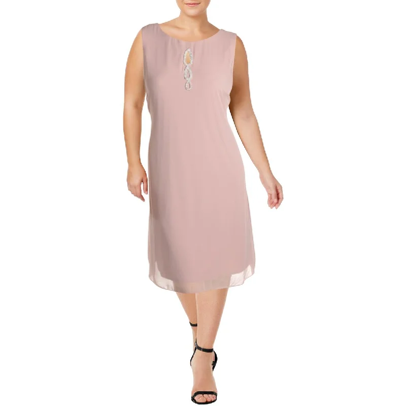 Elegant Clothing For Women Plus Womens Chiffon Sleeveless Cocktail Dress