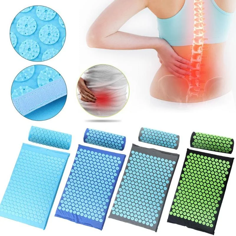 Strengthen, Balance, And Save On Yoga Gear Acupressure Massager Mat Relaxation Relief Stress Tension Body Yoga Mat Relieve Body Stress Pain Spike Cushion Mat with Pillow Strengthen, Balance, And Save On Yoga Gear Acupressure Massager Mat Relaxation Relief Stress Tension Body Yoga Mat Relieve Body Stress Pain Spike Cushion Mat with Pillow