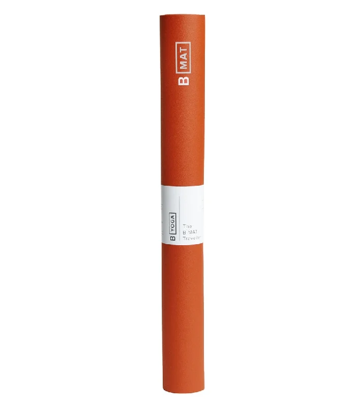 B Yoga Traveller Mat 71" 2mm Sienna Orange