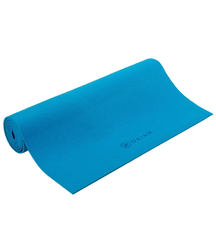 Gaiam 2-Color Premium Yoga Mat 68" 5mm Navy/Blue