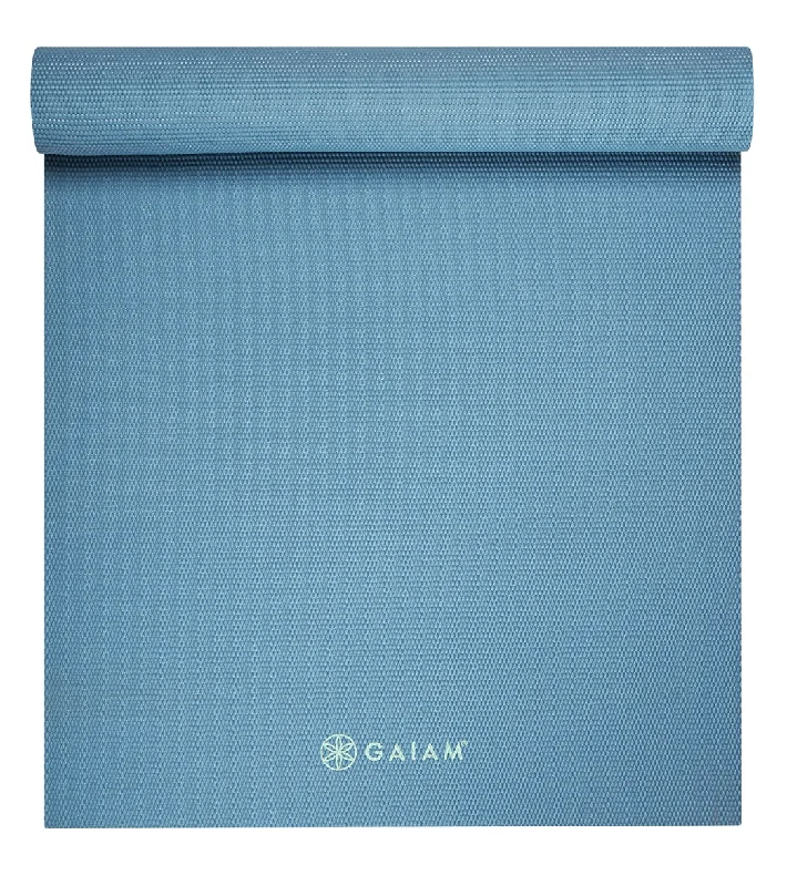 Gaiam 5mm Yoga Mat Blue Shadow